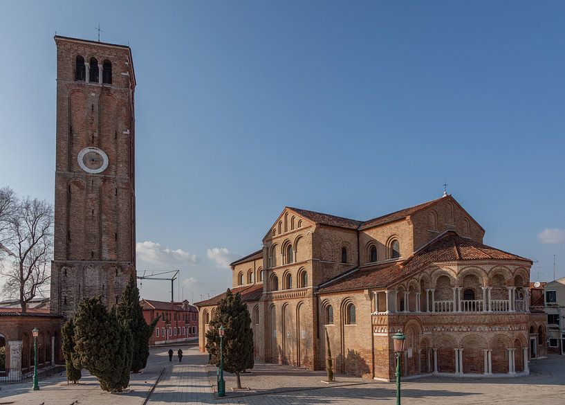 Basilika der Heiligen Maria und des Heiligen Donatus auf Murano, Venedig, Italien von Joost Adriaanse