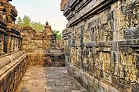 Reliefs bei der Besichtigung des Borobudur