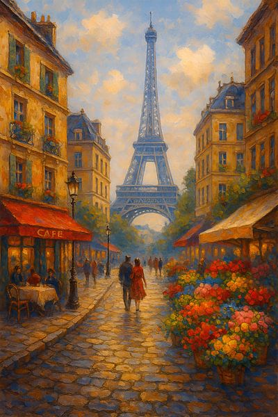 Paris, Frankreich Malerei von Johannes