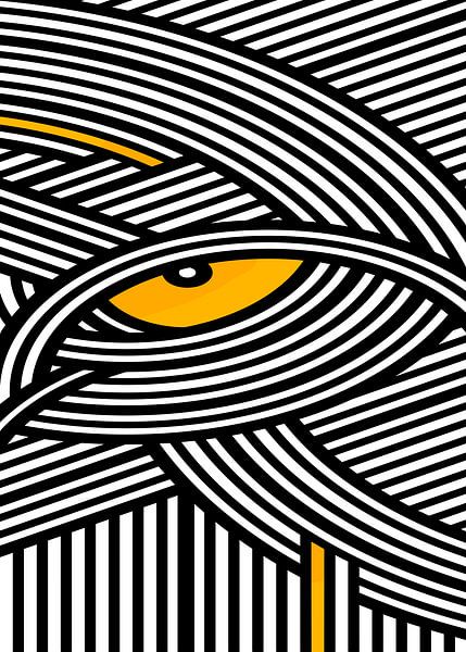 Hypnotic Eye Abstract Art by Art Kingdom