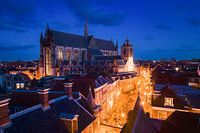 Magical Hooglandse Kerk in Leiden during the Blue Hour