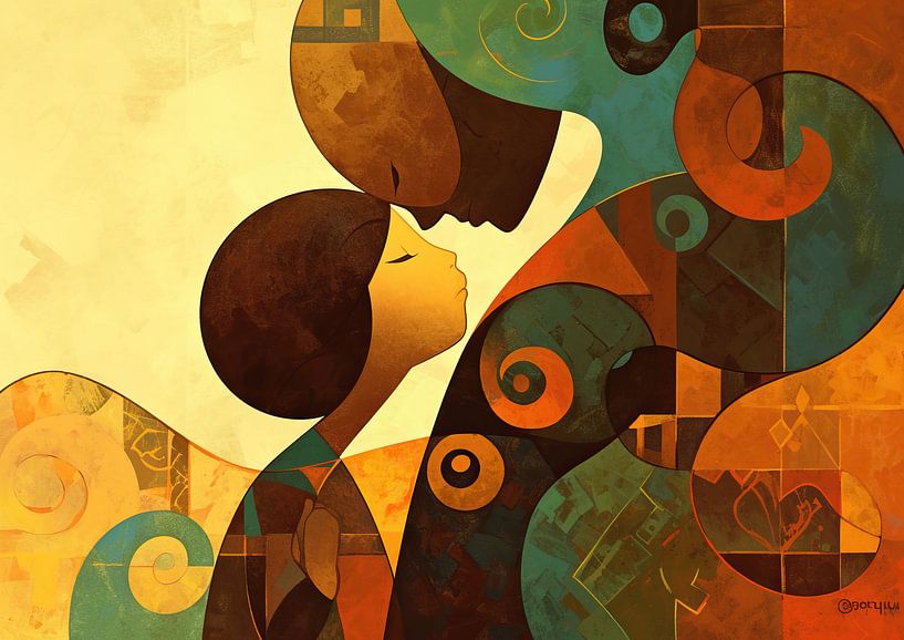 Quiet Embrace van ARTEO Schilderijen