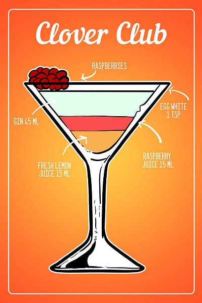 Cocktail du Clover Club par ColorDreamer