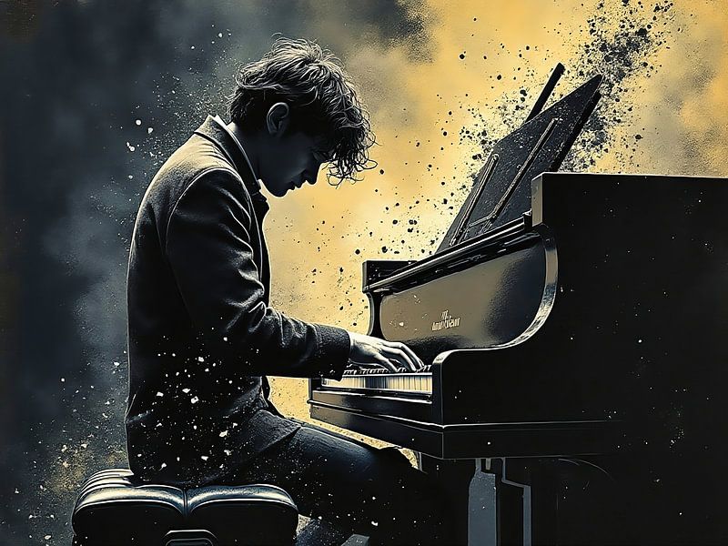 Fantasy pianist by The Photo Artist