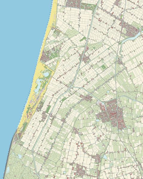 Kaart van Zijpe van Rebel Ontwerp