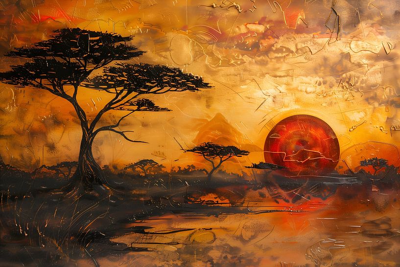 African Dreamscape by Adriana