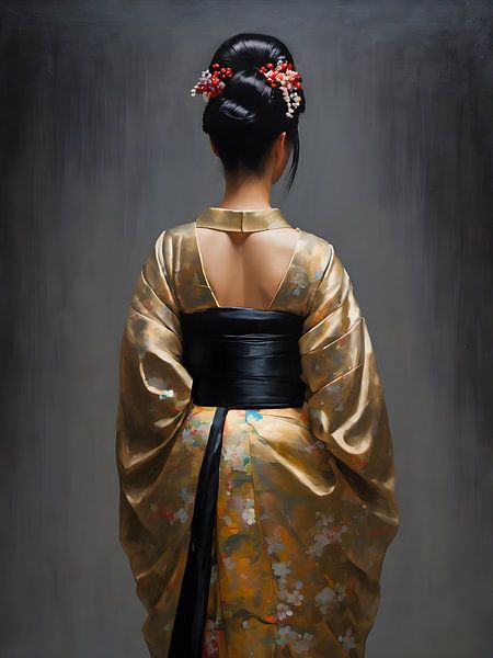 Japanese Geisha by Jolique Arte