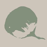 Kuri - Kastanje uit het Bos Abstracte kunst