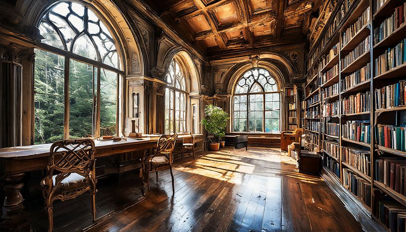 Lost Place Bücherei von Mustafa Kurnaz