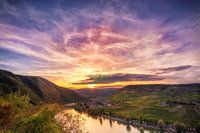 Sunset at the Mosel loop