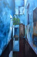 verlassener Ort Wasser Reflexion