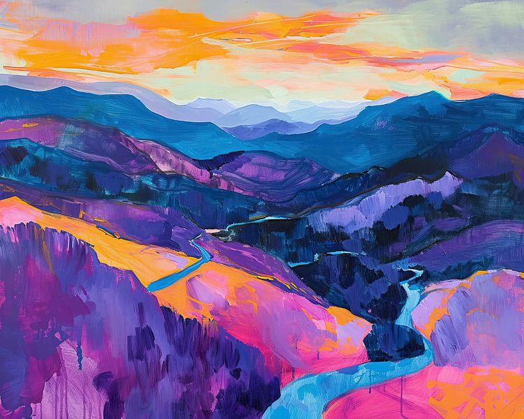 Der Puls von Majestic Terrain von Kunst Laune