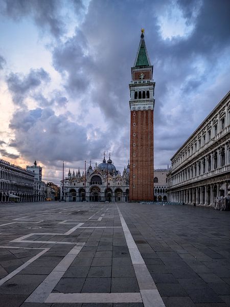 San Marcoplein Venetië van Achim Thomae Photography