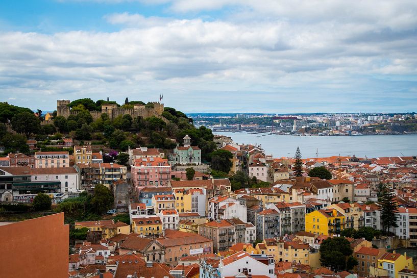 Vue sur le château et la ville par Bliek Fotografie