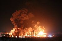 Sehr großes Feuer Almelo