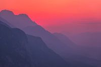 Just before sunrise.