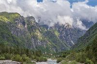 Picturesque mountain landscape in Albania