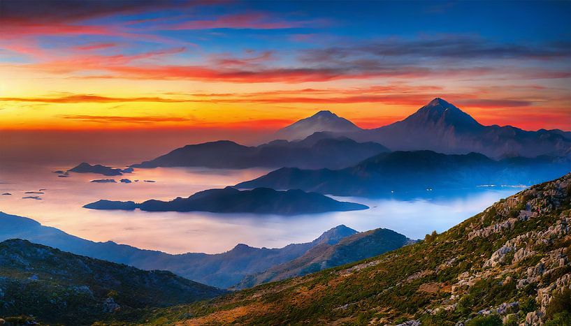 Landschaft in der Türkei von Mustafa Kurnaz