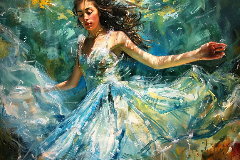 portrait énergique et pictural par Egon Zitter