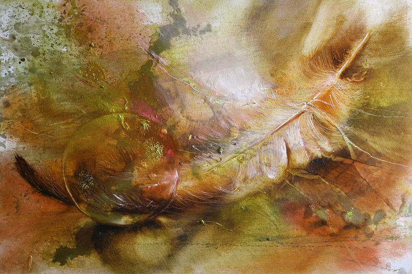 Feder und Glaskugel von Annette Schmucker