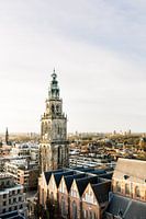 Skyline Martini Tower Groningen Stadt | Blick auf Groningen Zentrum | Sonnenuntergang Martini Tower