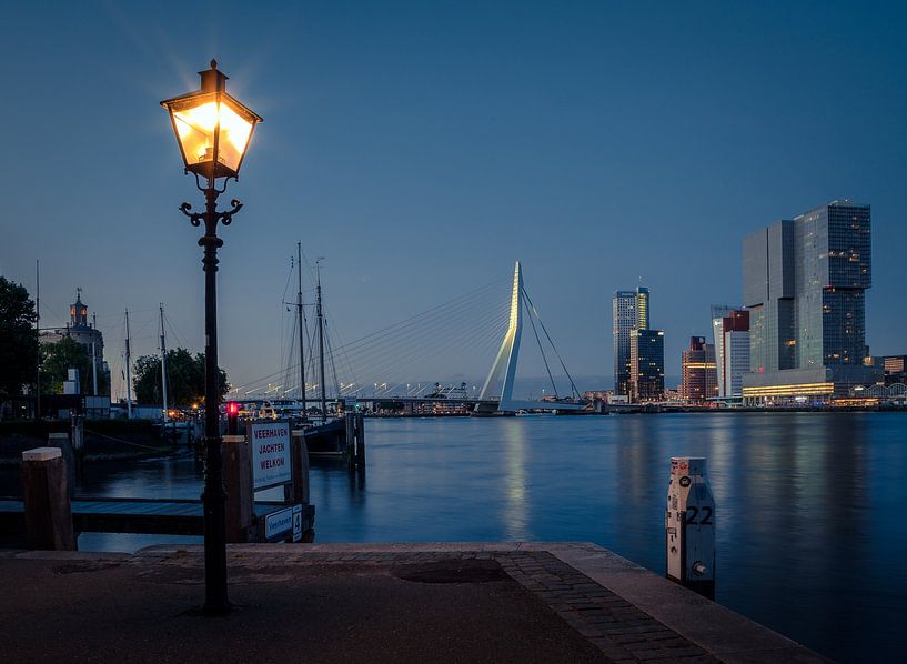 Veerhaven, Rotterdam mit Blick auf kop van zuid und Erasmusbrug, Rotterdam von Robbert van Rijsewijk