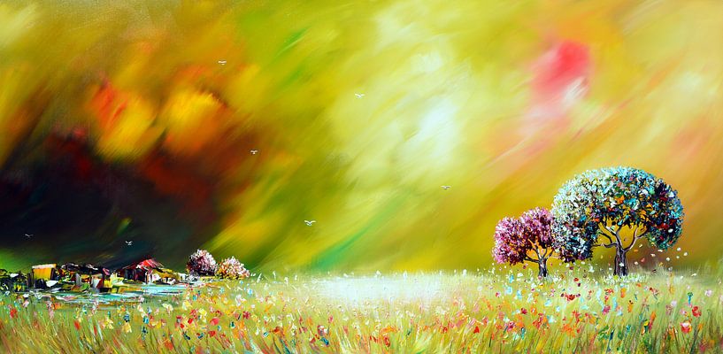Farbenfrohe Natur von Gena Theheartofart