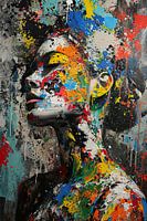 Portrait coloré | Portrait abstrait