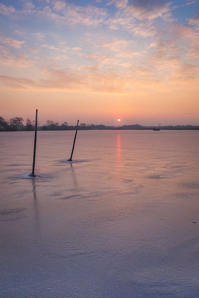 Sonnenaufgang Ankeveen von Thijs Friederich