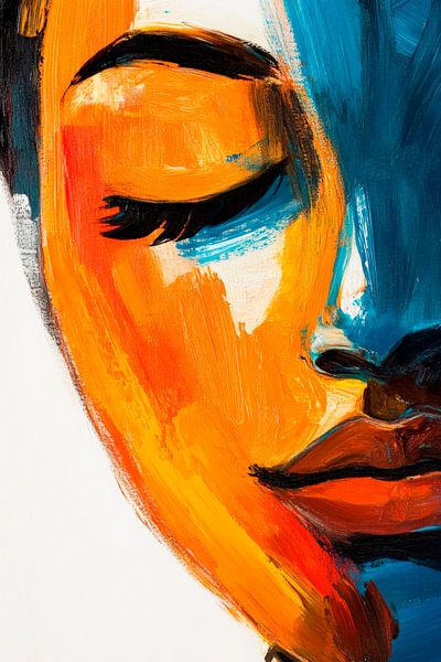 Farbenfrohes Schweigen der Seele von Poster Art Shop