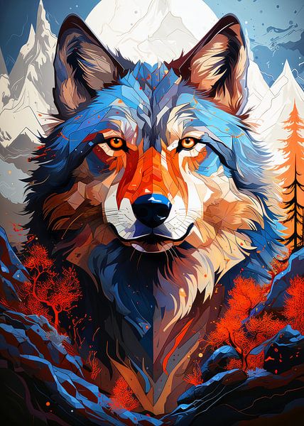 Loup art animalier #wolf par JBJart Justyna Jaszke