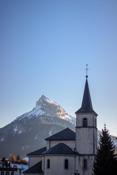 Church at Grand Chartreuse and Chamechaude mountain by Luis Boullosa