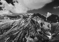 Montagnes en Suisse | Photo noir et blanc | Nature | Photographie de paysage