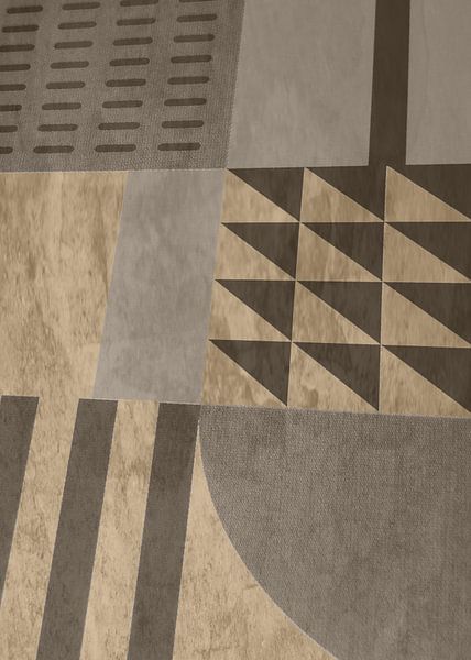 (a*b*c) 1/4 GEOMETRIC ART van IYAAN