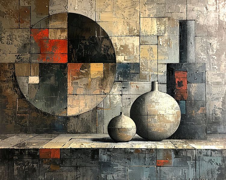 Nature morte abstraite d'automne par Caprices d'Art