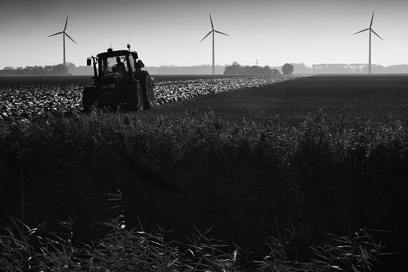 Flevoland, clay and windmills by Arthur van Iterson