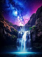 Kosmische Neon Waterval