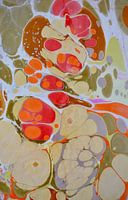 ebru - cellen in oker