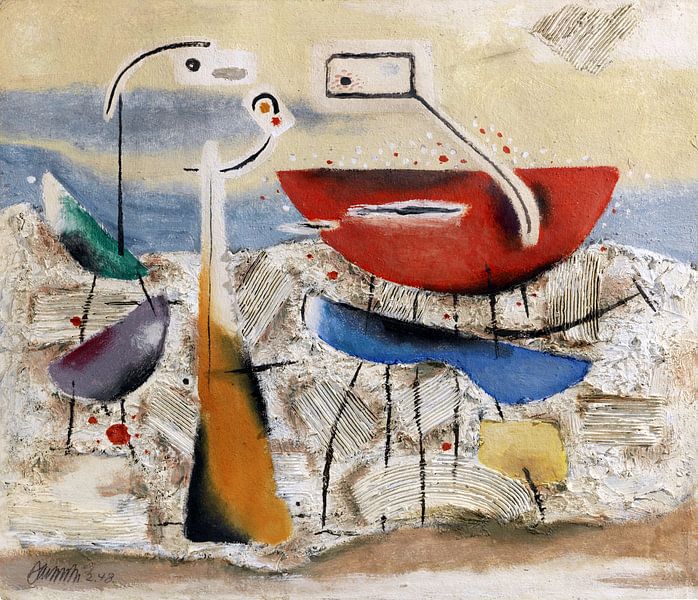 Metaphysical Landscape, WILLI BAUMEISTER, 1948 by Atelier Liesjes