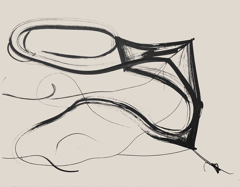 minimal art kite by Emiel de Lange
