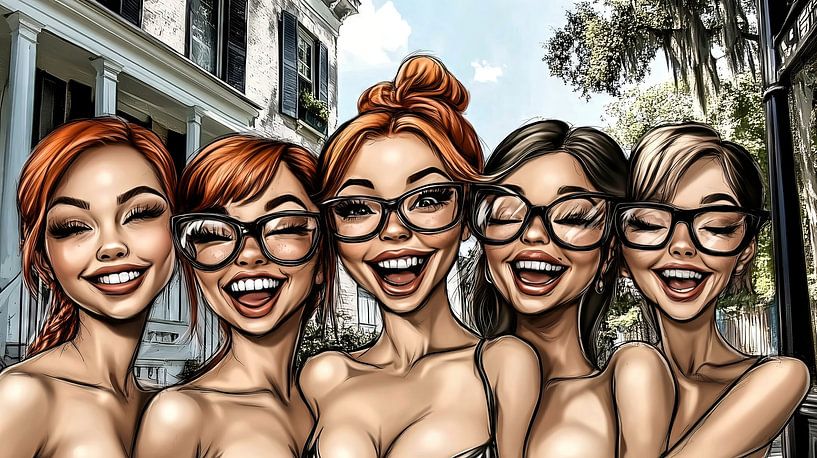 Joyeuses amies par Frank Heinz