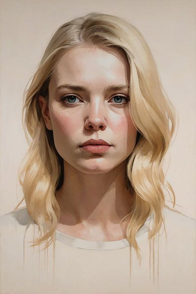 Blond mit heiterem Blick und weichem Licht von Art & Soul Creations