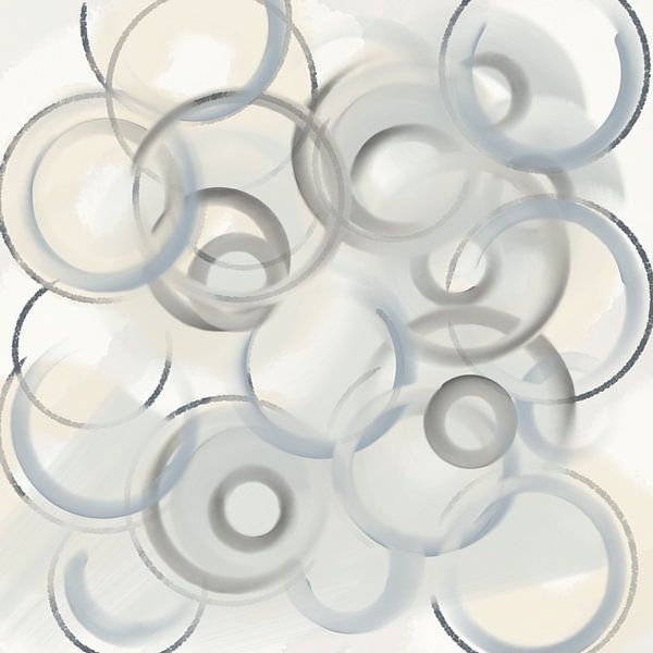 Cercles en couleurs naturelles par FRESH Fine Art