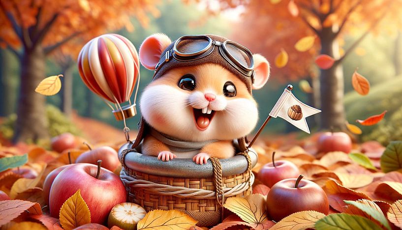 Abenteuerfahrt im Herbstballonkorb von artefacti