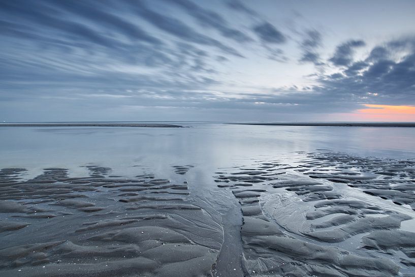 Sonnenuntergang bei steigender Flut von Ad Jekel