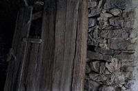 The door of an abandoned house