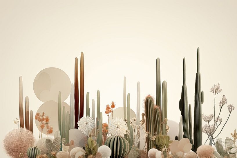 Kaktus abstrakt von Bert Nijholt