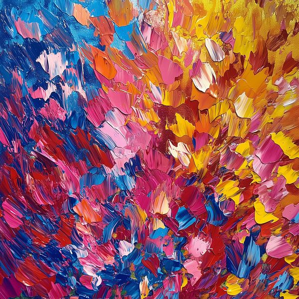 Abstraction au couteau à palette par Bianca ter Riet