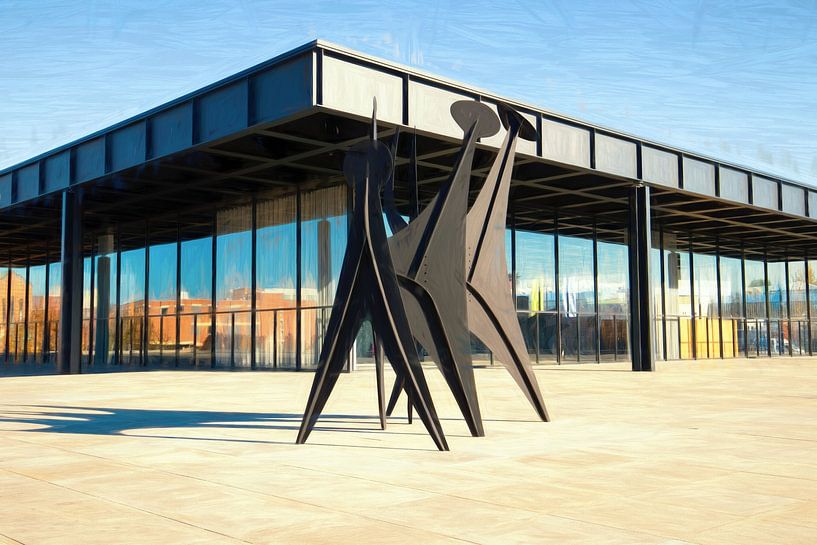 BERLIN New National Gallery - new national gallery by Bernd Hoyen