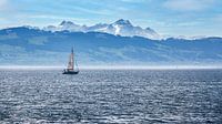 A sailing ship on Lake Constance in Germany